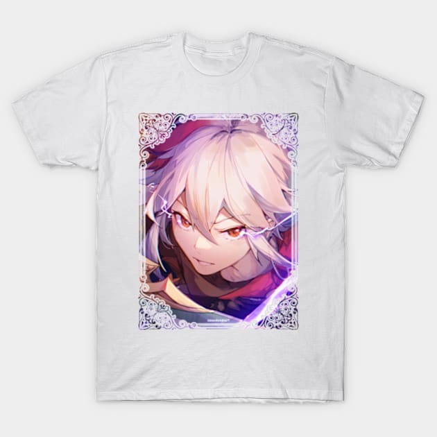 Kazuha Using Electro - Genshin Impact T-Shirt by SaucyBandit